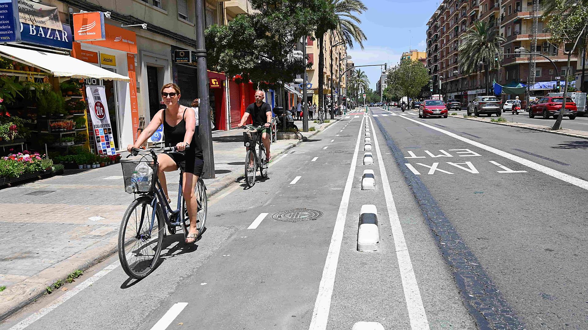 Nuevo carril bici en Valencia dónde está y cómo circular El nuevo